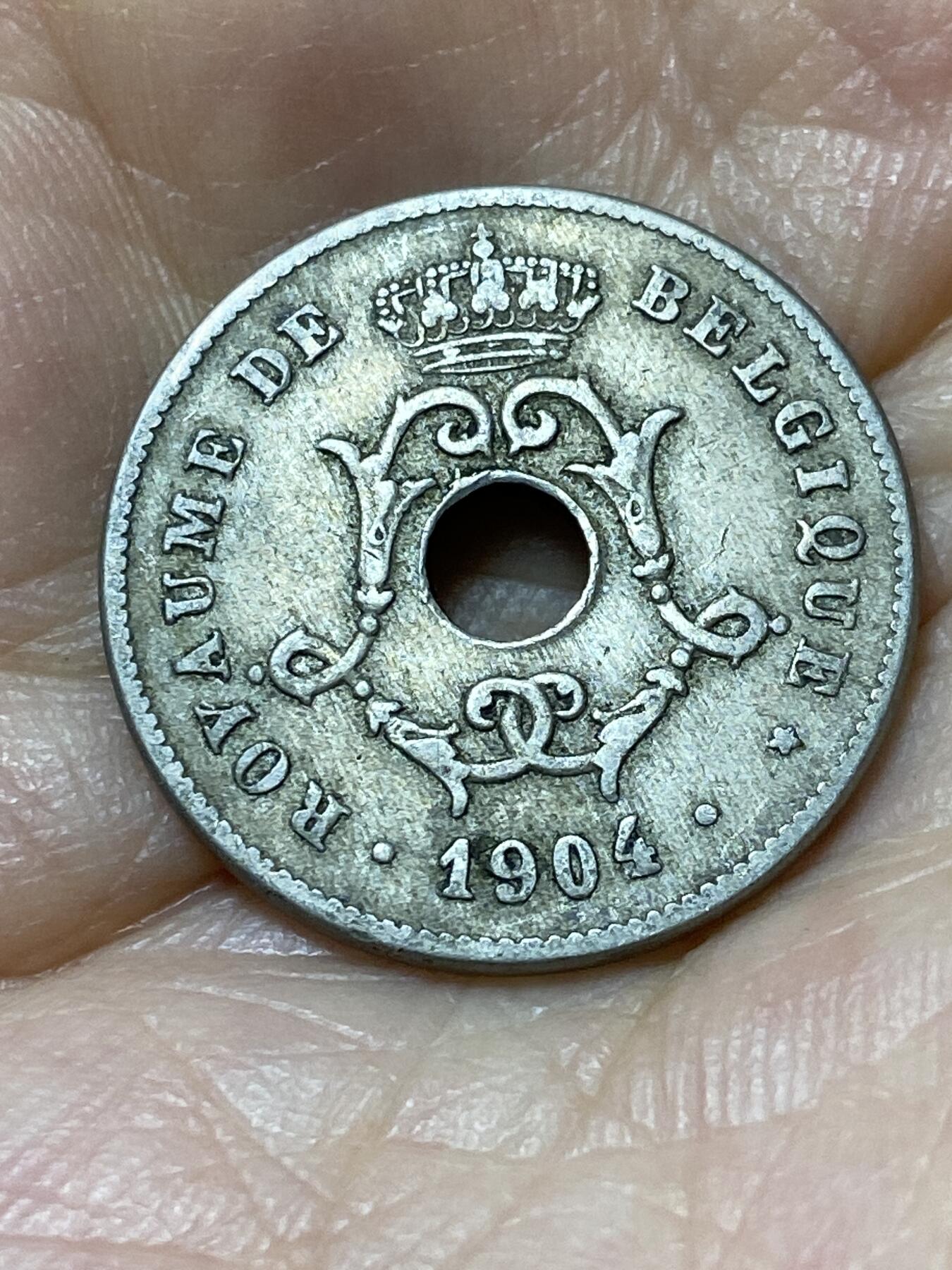 2025年第九十四场(总第一百二十场）外国好品散币(免佣金) 比利时🇧🇪1904年10分(利奥波德二世时期，法语版)
