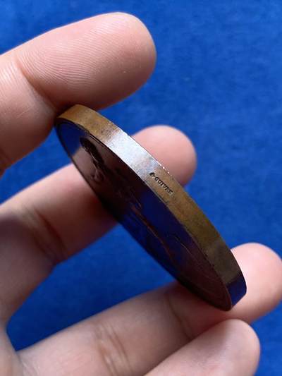 《竞宝斋》第420场 周日，周一，周二  3场连拍 （全场包邮） 法国播种者农业铜章 蜜蜂铜标 64.5克 50.7mm