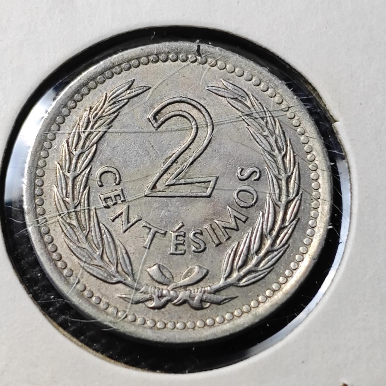 KK钱币收藏小铺 第344场 2月预留时间 周末发货 1953乌拉圭2分 