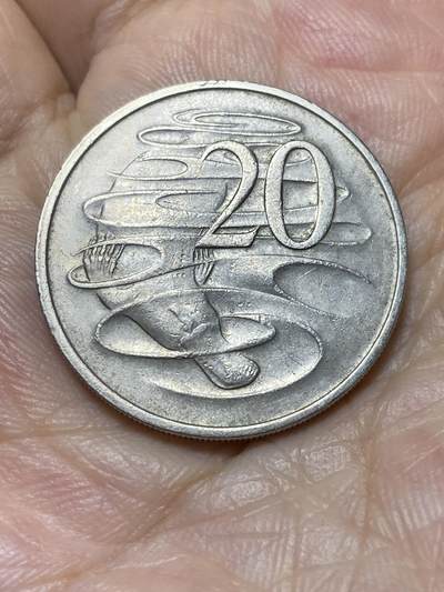 2025年第九十四场(总第一百二十场）外国好品散币(免佣金) - 早期年份–澳大利亚🇦🇺1967年20分(伊丽莎白二世中年花冠)