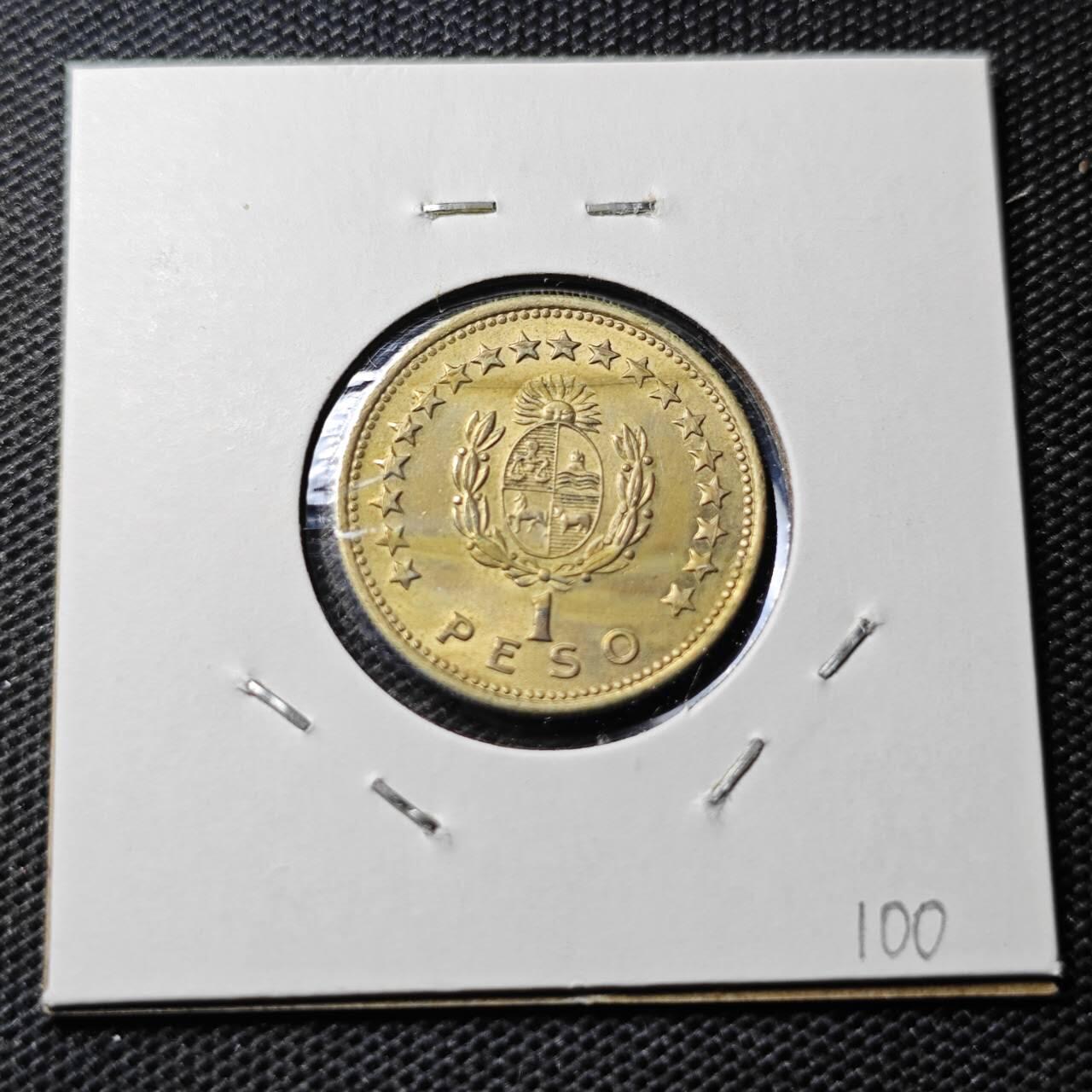 KK钱币收藏小铺 第344场 2月预留时间 周末发货  1965乌拉圭1比索