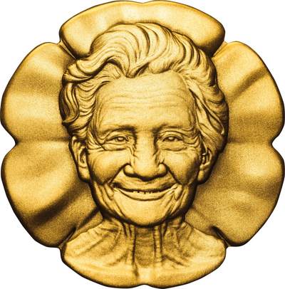 CSIS-GREAT评级精品钱币拍卖第三百一十七期 四叶草母亲镀金异形银章 新加坡 CSIS初打满分