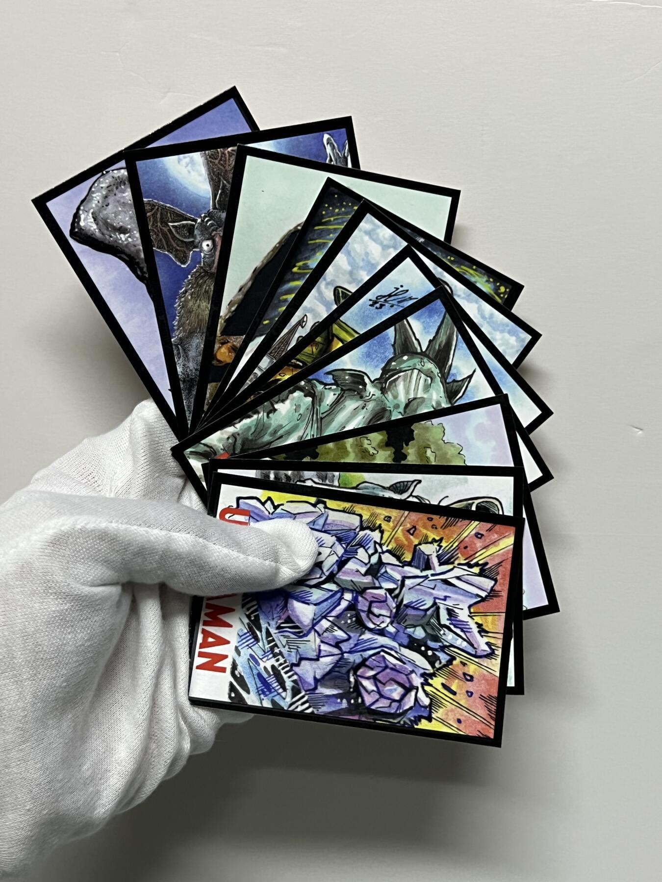 零元拍：RRParks Ultraman 归来的奥特曼 杰克奥特曼  圆谷公司 杰克奥特曼  手绘复刻卡 超人气怪兽很多 非常稀有 大比例 10张一起拍！编号见卡背 