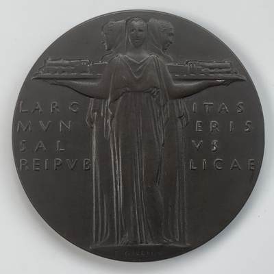 掌中浮雕-藏着的欧洲第036场 - 1926年英国消防服役奖章，51mm，62.3g
