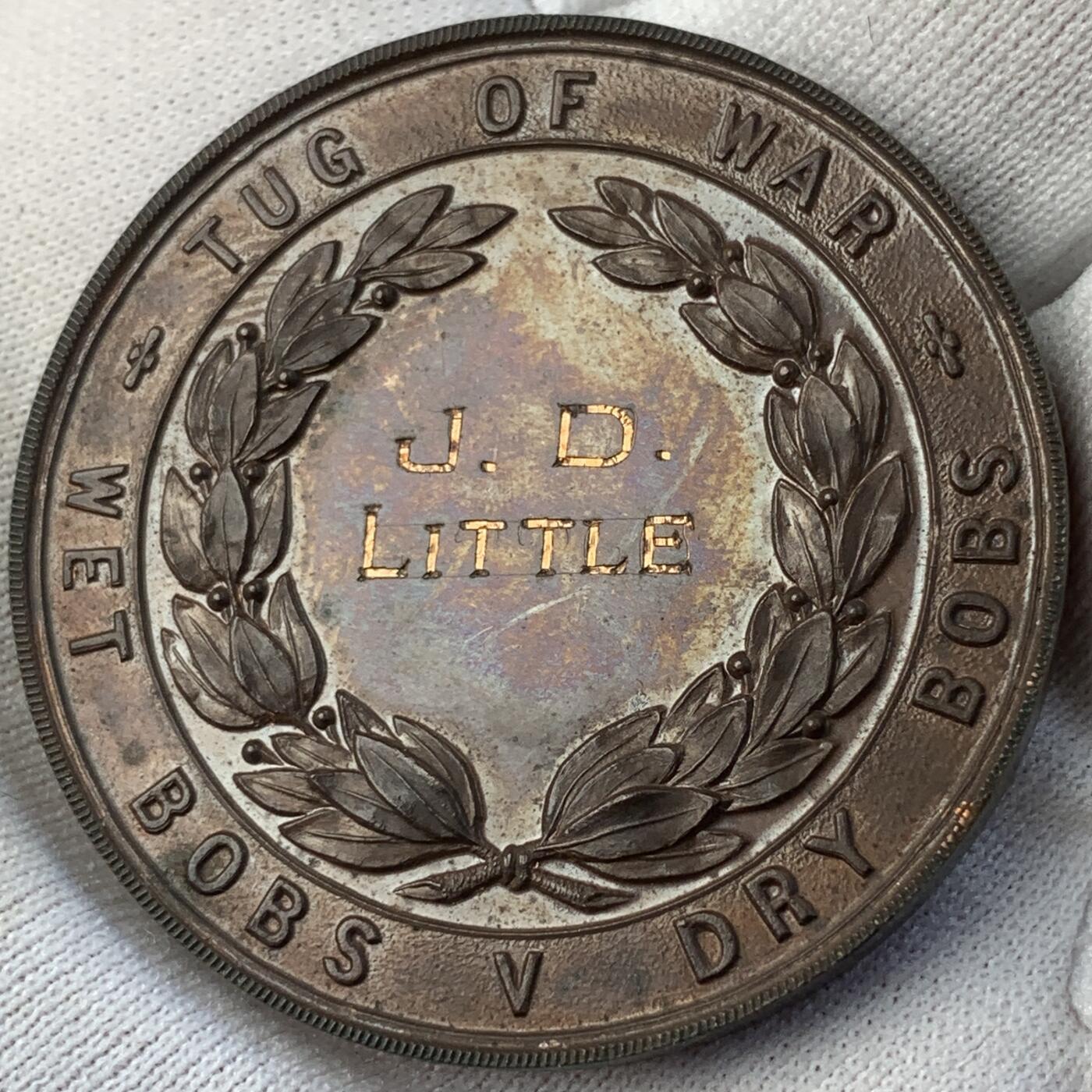 掌中浮雕-藏着的欧洲第036场 英国拔河比赛奖章，38mm