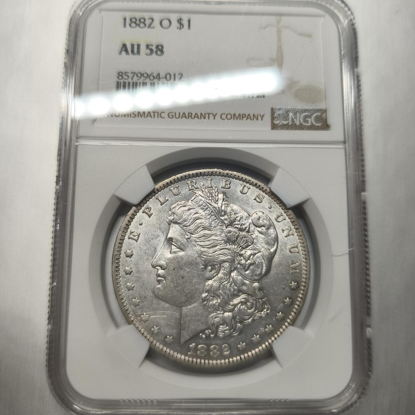老蟹的宝藏🏴‍☠️ II-美国/奥地利/英国/其余国家评级币及散币 NGC AU58 美国1882年O版摩根1元