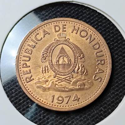 KK钱币收藏小铺 第346场 2月预留时间 周末发货 -  1974洪都拉斯2分