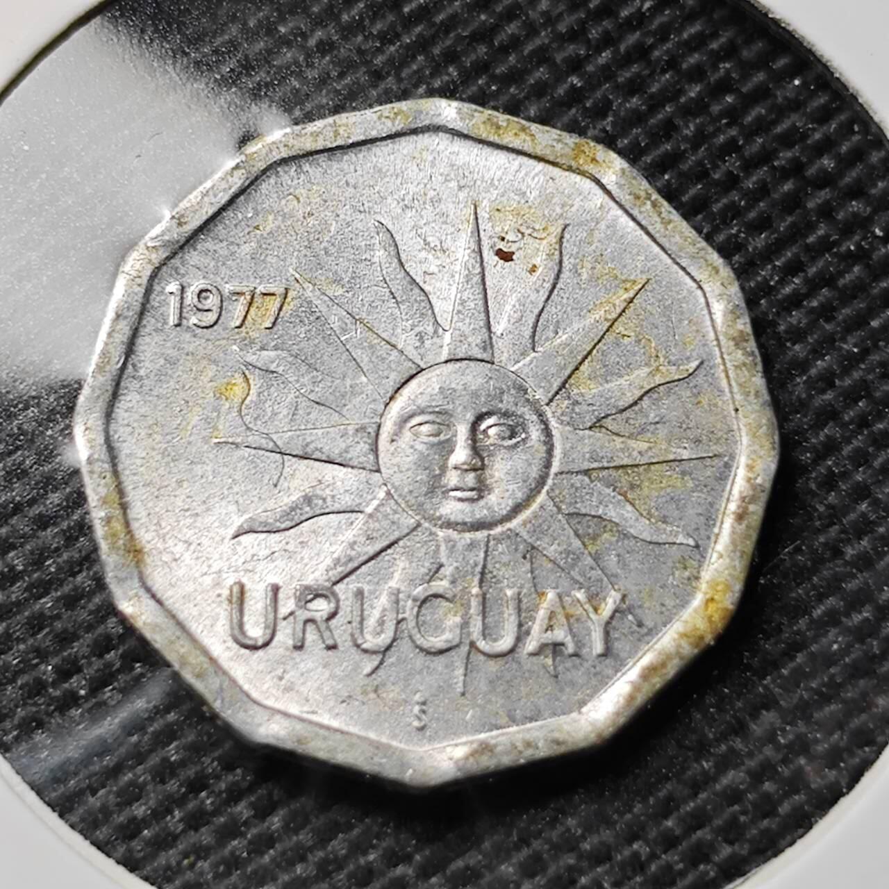 KK钱币收藏小铺 第346场 2月预留时间 周末发货 1977乌拉圭1分 