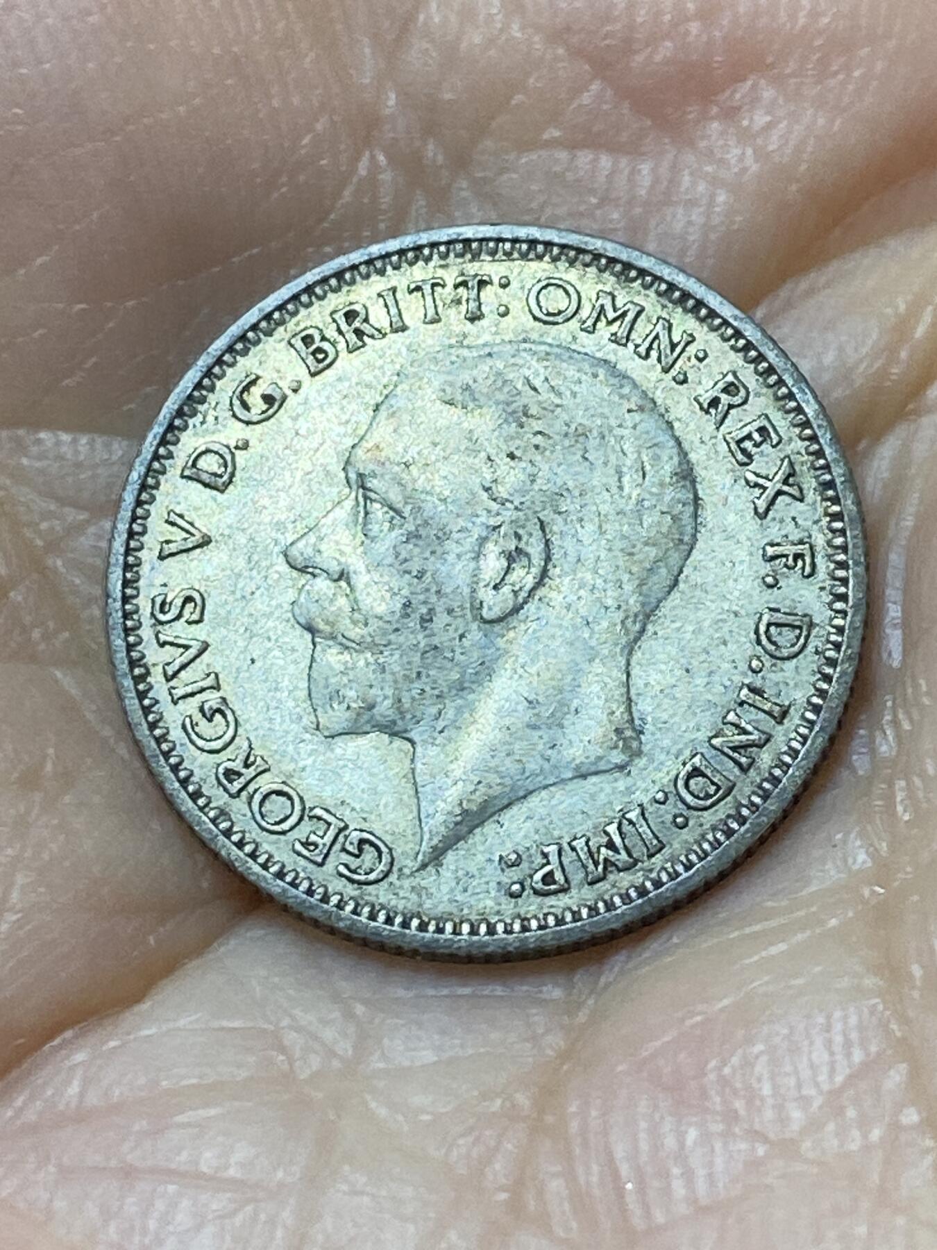 2025年第九十五场(总第一百二十一场）外国好品散币(免佣金) 英国🇬🇧1936年6便士银币(乔治五世逝世年，第五版关门年，500银)