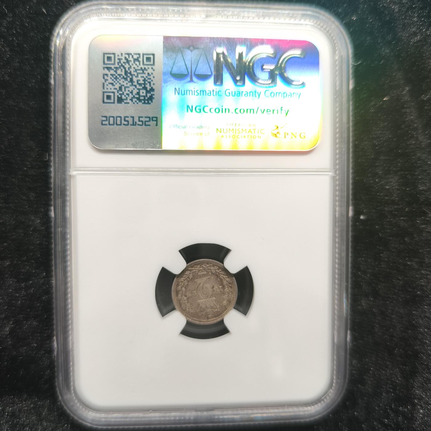 老蟹的宝藏🏴‍☠️ II-美国/奥地利/英国/其余国家评级币及散币 NGC AU58 英国1829年乔治四世4便士濯足币