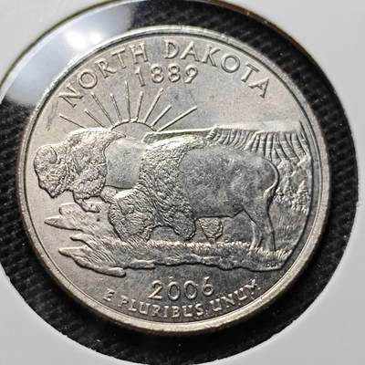 KK钱币收藏小铺 第344场 2月预留时间 周末发货 - 2006美国25分 纪念币