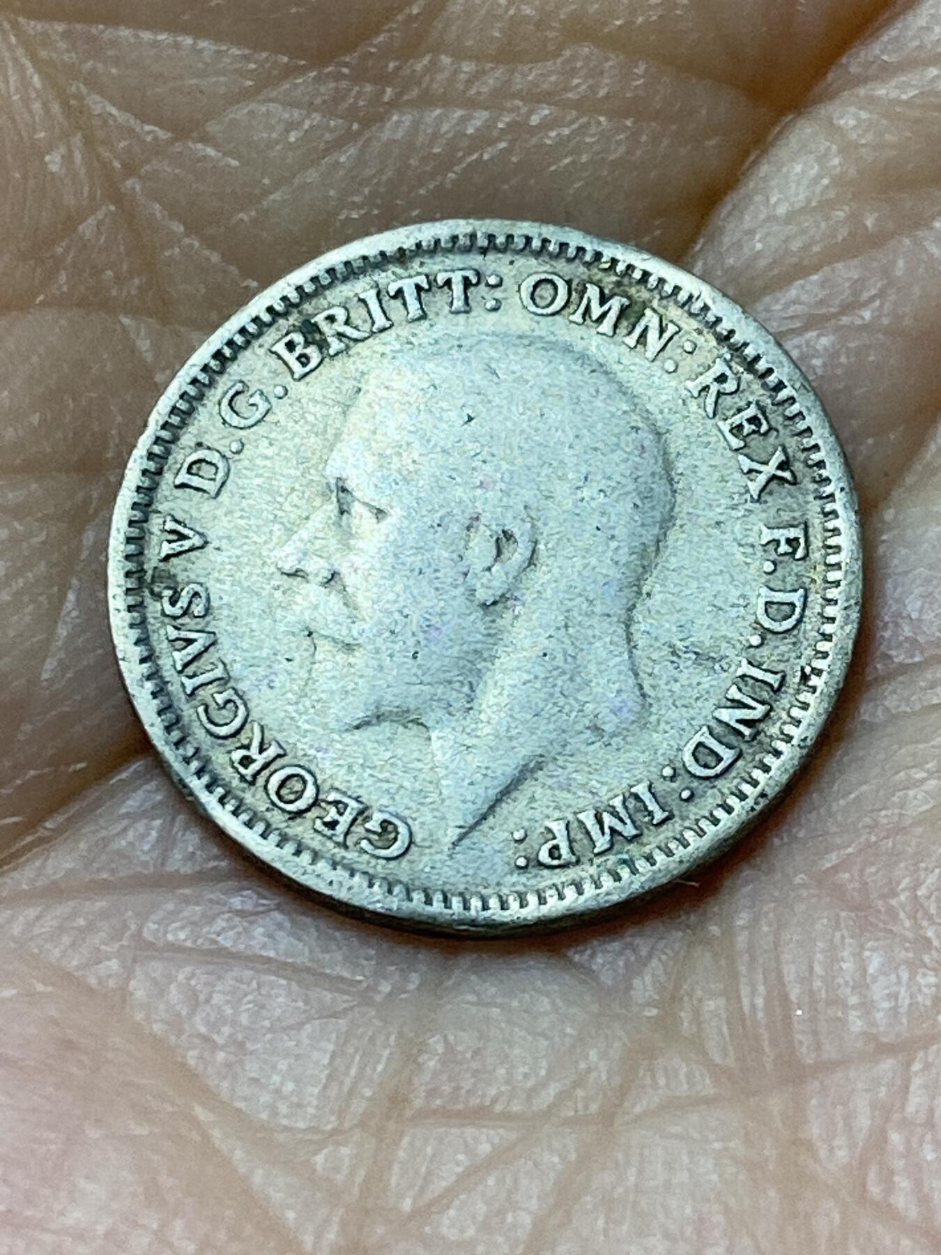 2025年第九十五场(总第一百二十一场）外国好品散币(免佣金) 英国🇬🇧1932年3便士银币(乔治五世第三版，500银)