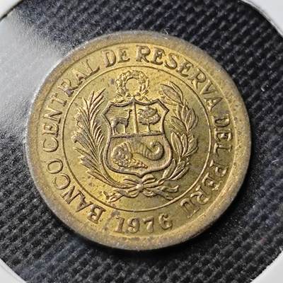 KK钱币收藏小铺 第345场 2月预留时间 周末发货 -  1976秘鲁1/2索尔铜币