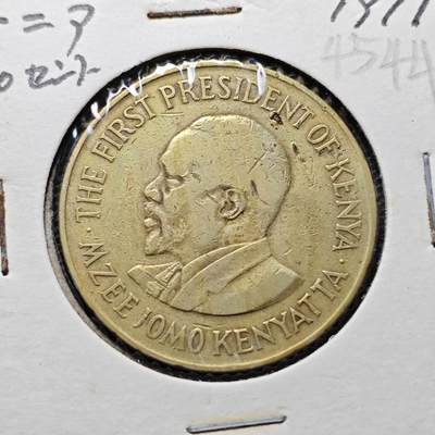KK钱币收藏小铺 第345场 2月预留时间 周末发货 - 1971肯尼亚10分 