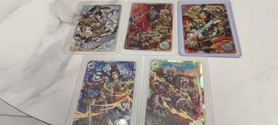 秋原瞳的小店第二十四期（持续收拍，祝大家国庆中秋快乐，好好睡它个自然醒） - 卡游三国7弹5张豪杰不同，线下拆卡入套