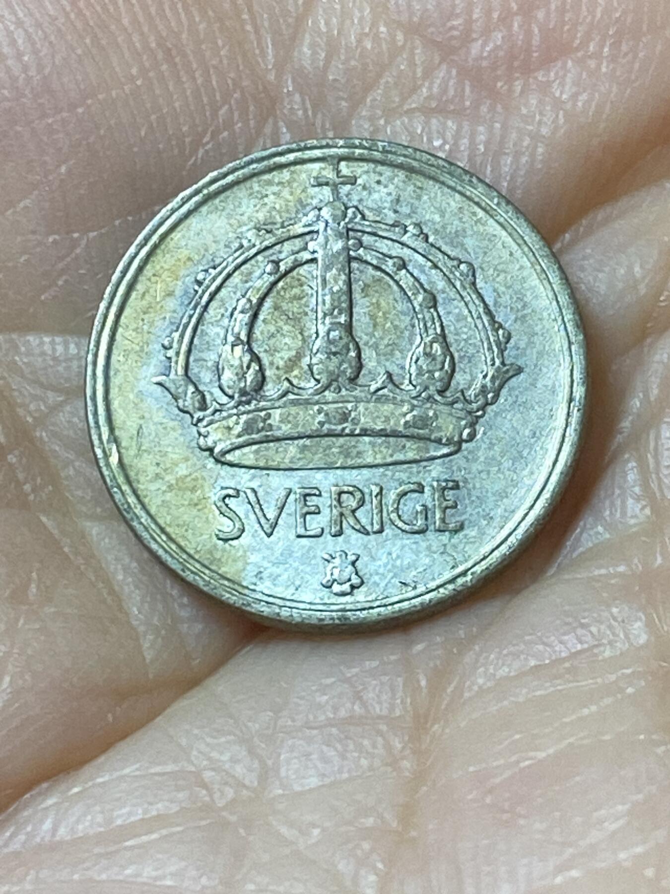 2025年第九十五场(总第一百二十一场）外国好品散币(免佣金) 瑞典🇸🇪1948年25欧尔银币(古斯塔夫五世第三版，后期TS标，600银)