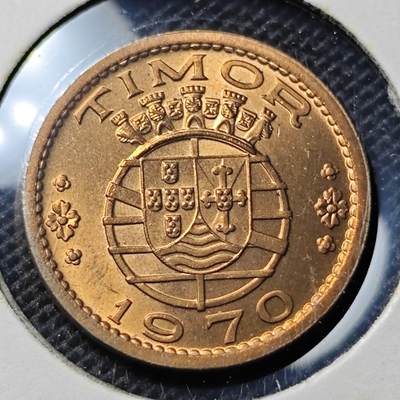 KK钱币收藏小铺 第345场 2月预留时间 周末发货 -  1970葡属东帝汶50分 好品