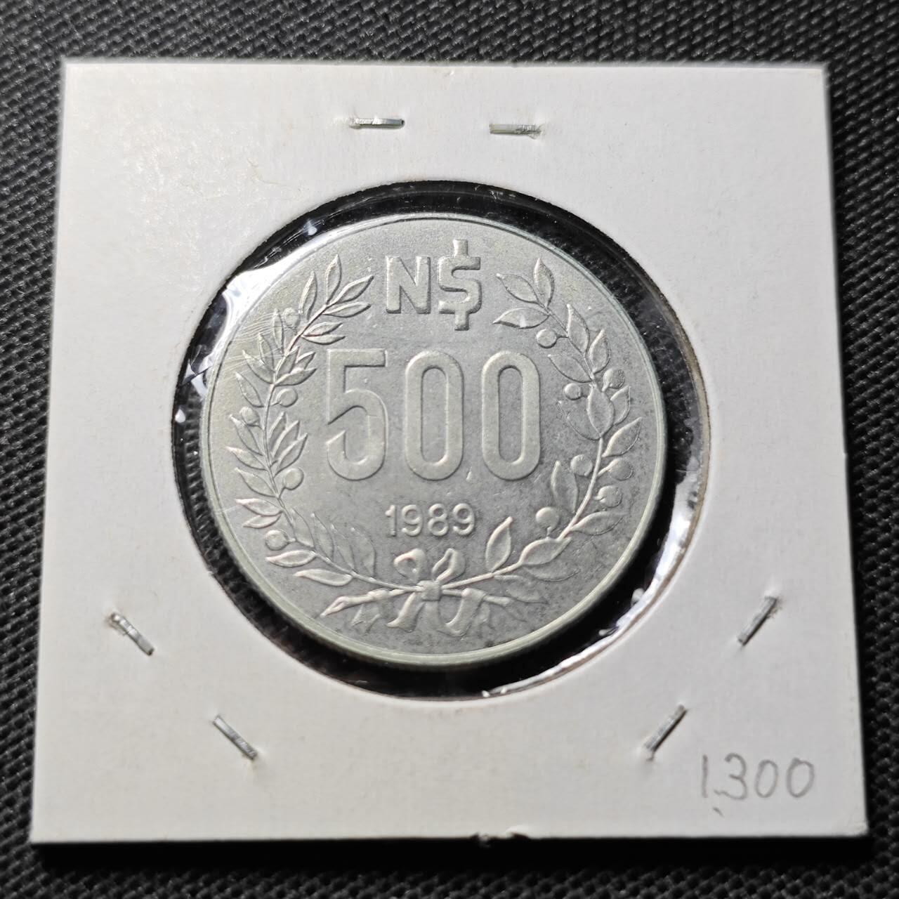 KK钱币收藏小铺 第344场 2月预留时间 周末发货 1989乌拉圭500比索 少见