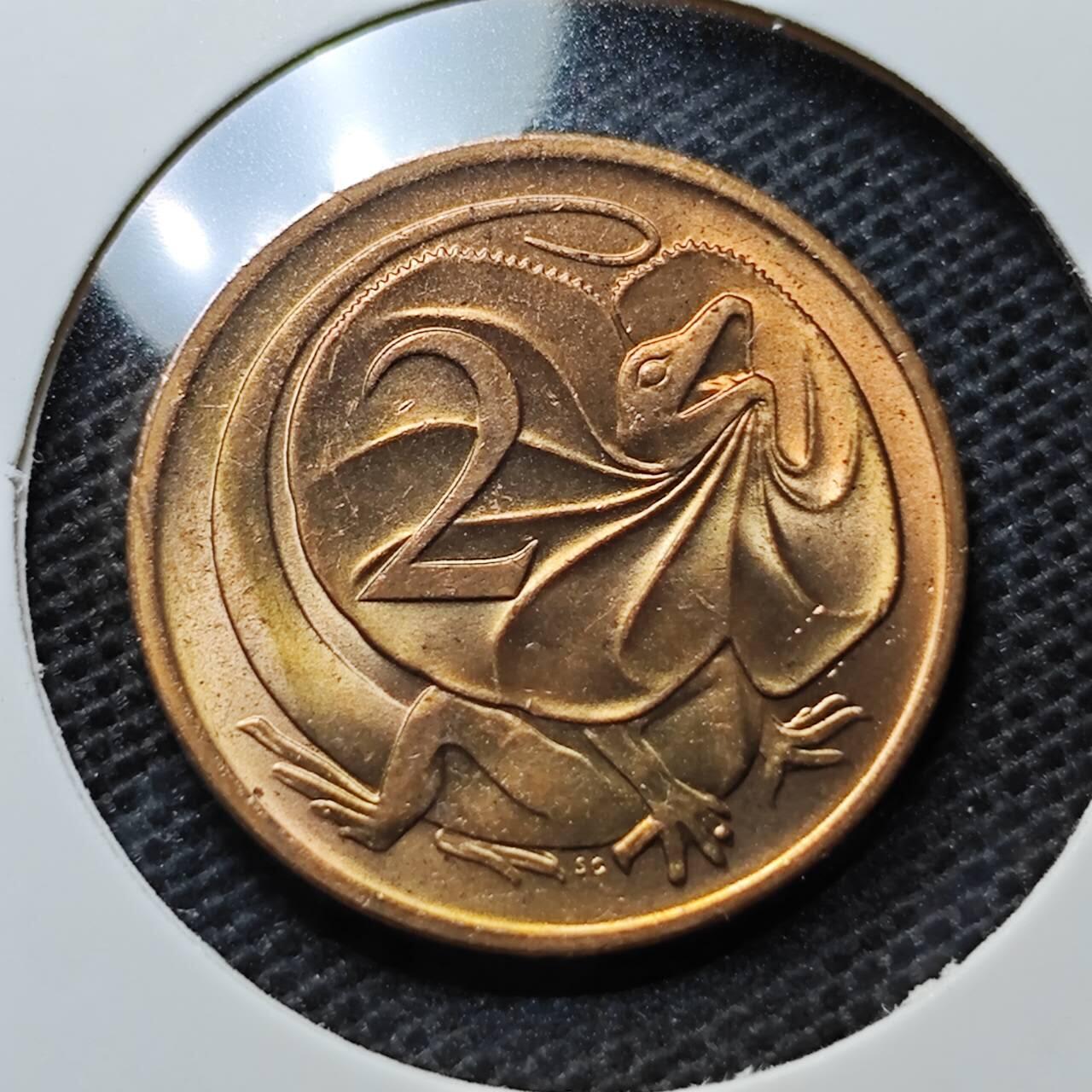 KK钱币收藏小铺 第344场 2月预留时间 周末发货  1984澳大利亚2分好品