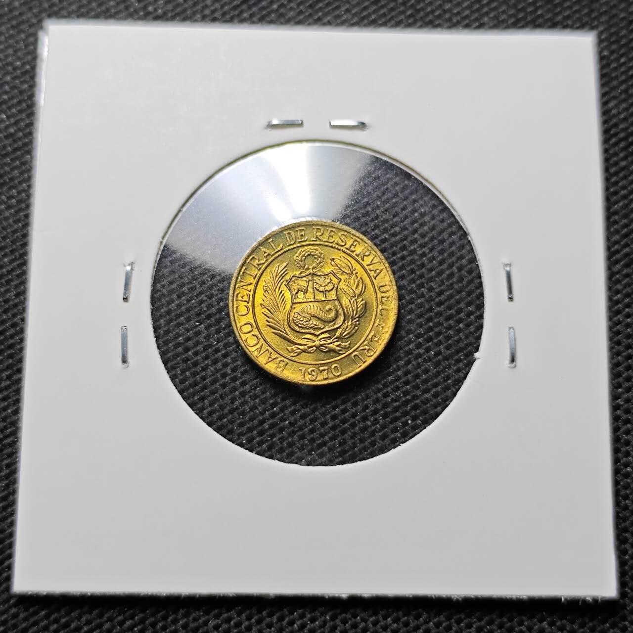 KK钱币收藏小铺 第344场 2月预留时间 周末发货 1970秘鲁5分 好品