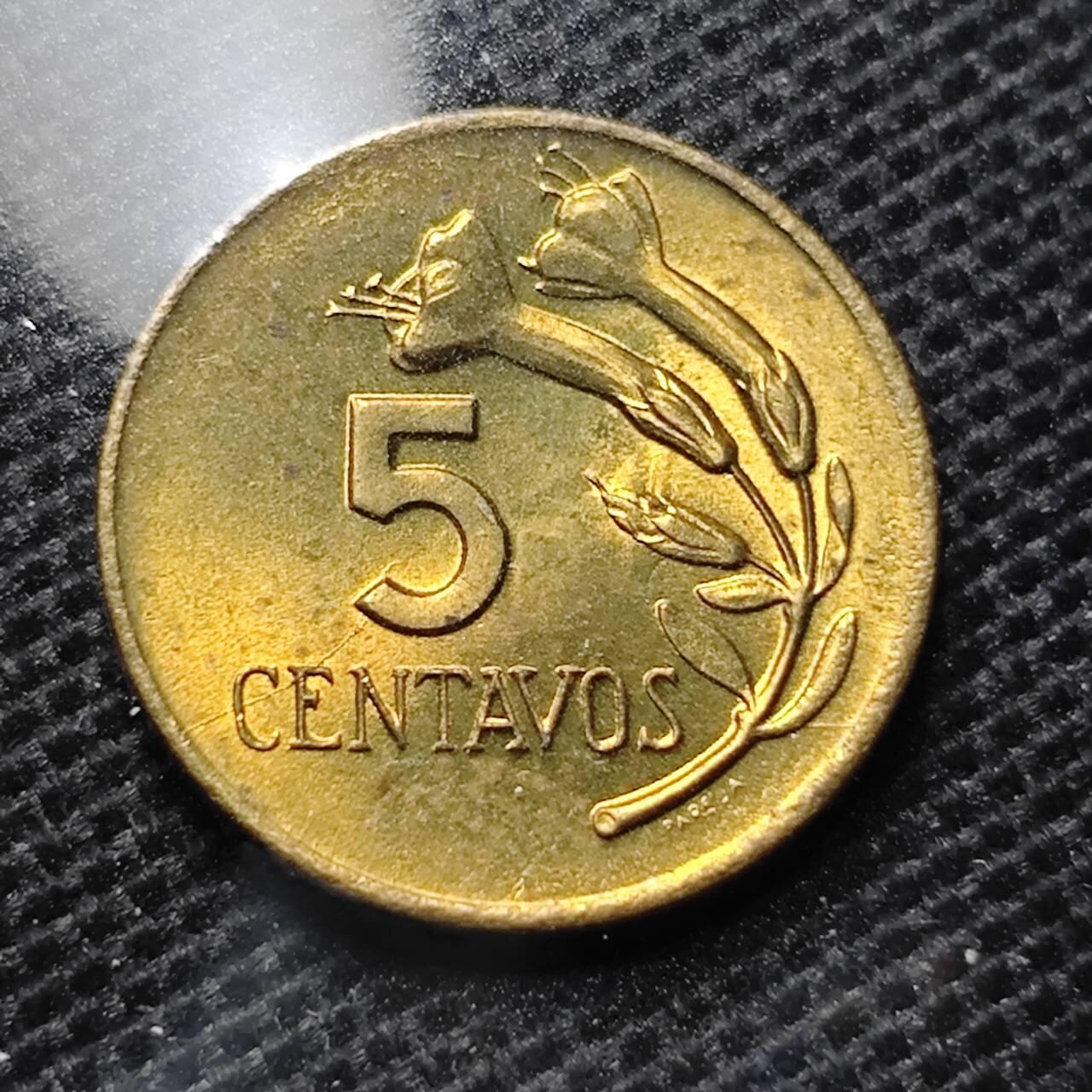 KK钱币收藏小铺 第344场 2月预留时间 周末发货 1970秘鲁5分 好品
