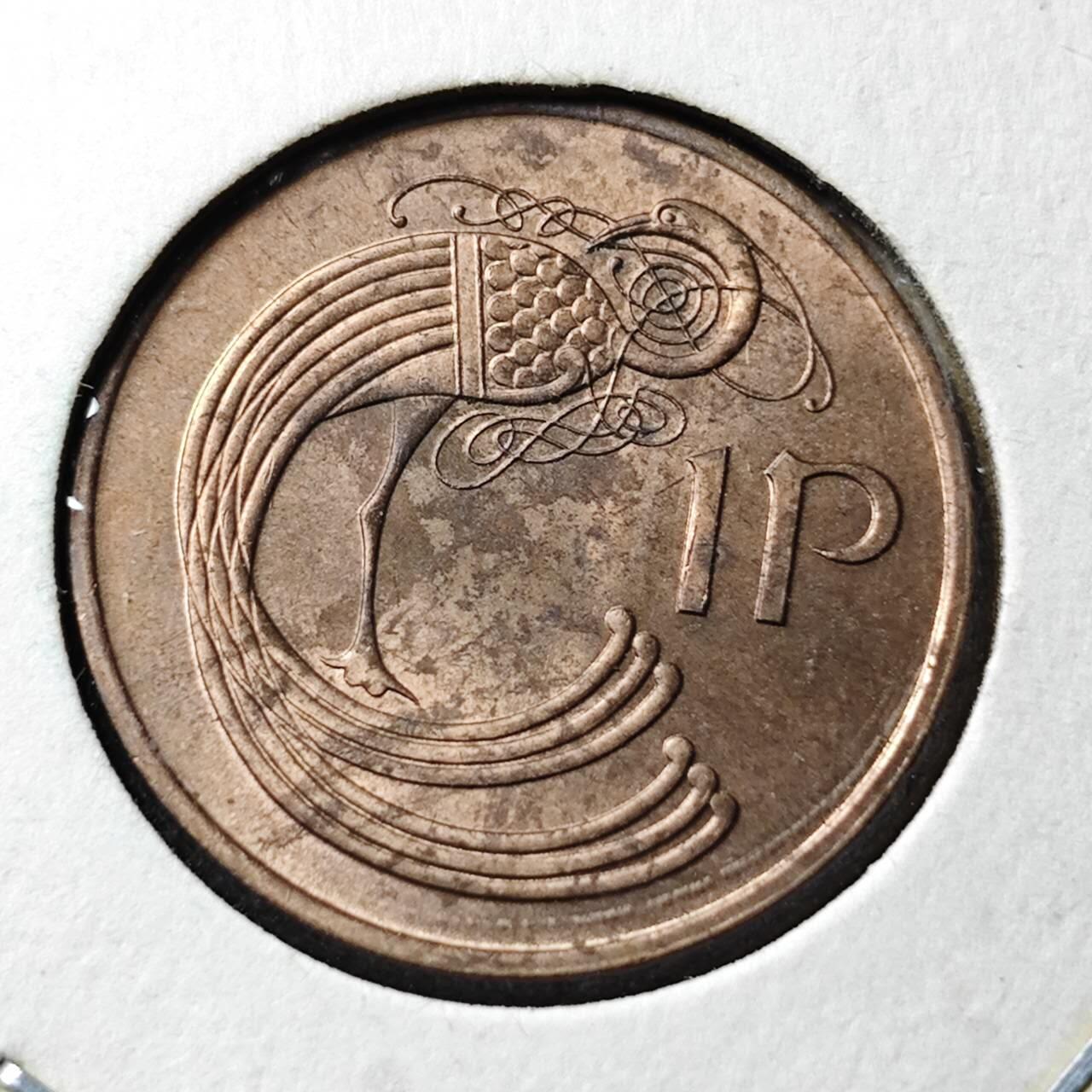 KK钱币收藏小铺 第346场 2月预留时间 周末发货  1971爱尔兰1便士 好品