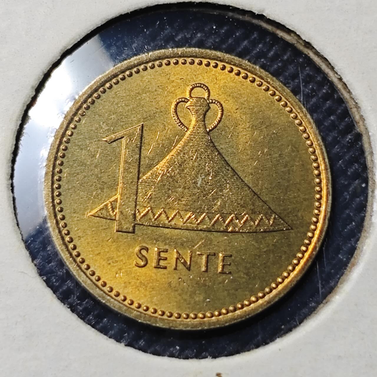 KK钱币收藏小铺 第345场 2月预留时间 周末发货  1979莱索托1分 好品