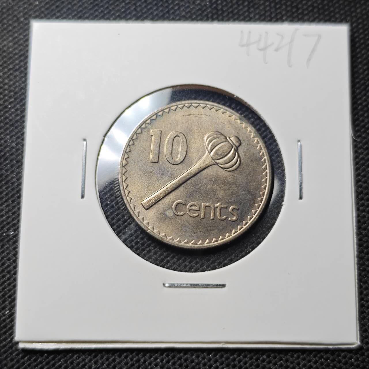 KK钱币收藏小铺 第344场 2月预留时间 周末发货 1979斐济10分好品