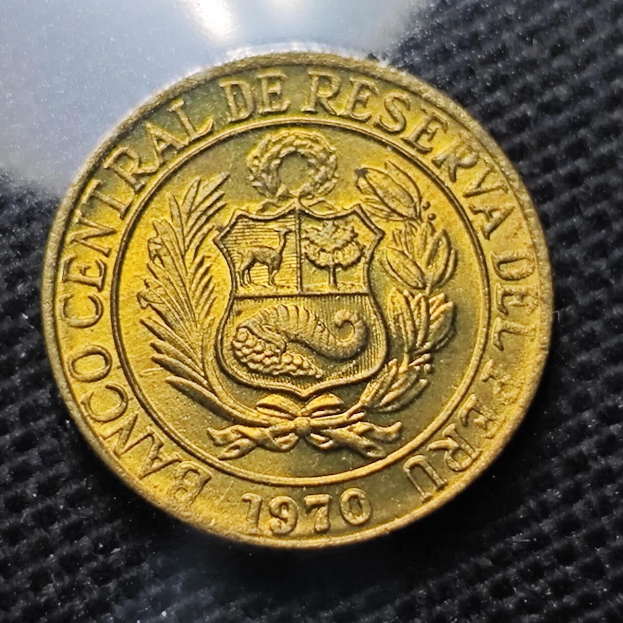 KK钱币收藏小铺 第344场 2月预留时间 周末发货 1970秘鲁5分 好品