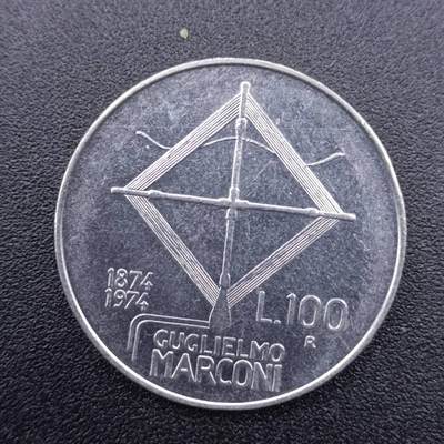 【淘币小摊】实时拍第七百五十一拍  散币场  满百包邮可预留二周 每周一统一发货   - 意大利1974年100里拉纪念币