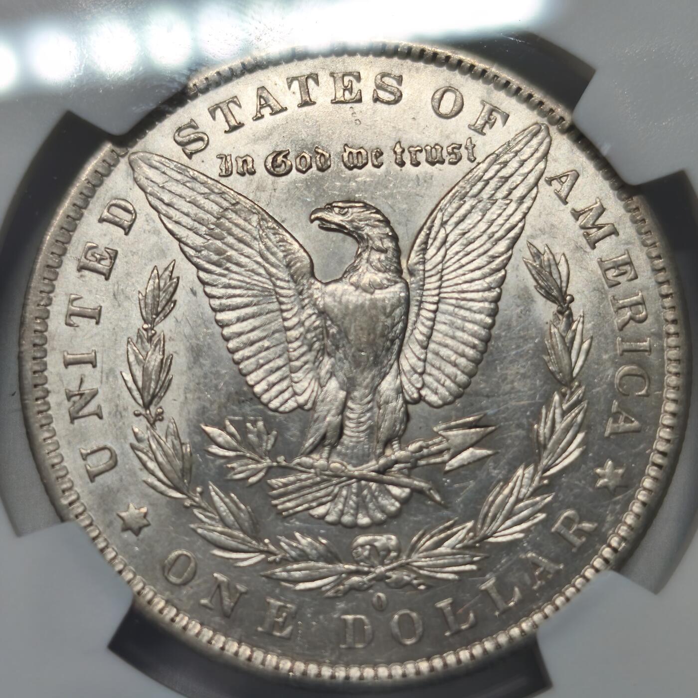 老蟹的宝藏🏴‍☠️ II-美国/奥地利/英国/其余国家评级币及散币 NGC AU58 美国1882年O版摩根1元