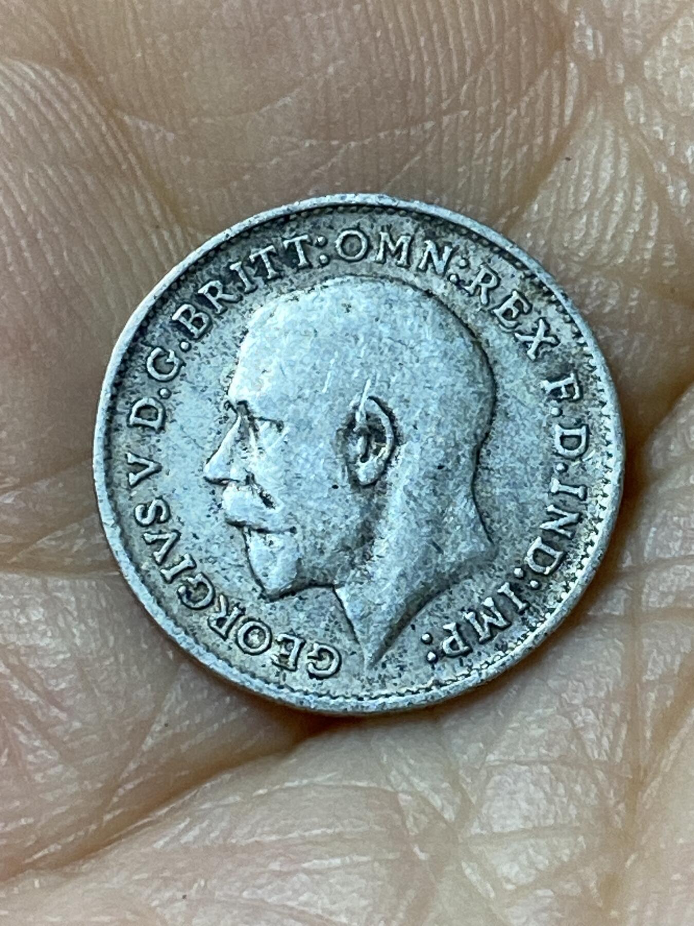 2025年第九十五场(总第一百二十一场）外国好品散币(免佣金) 英国🇬🇧1911年3便士银币(乔治五世加冕年，第一版首发年，925银)