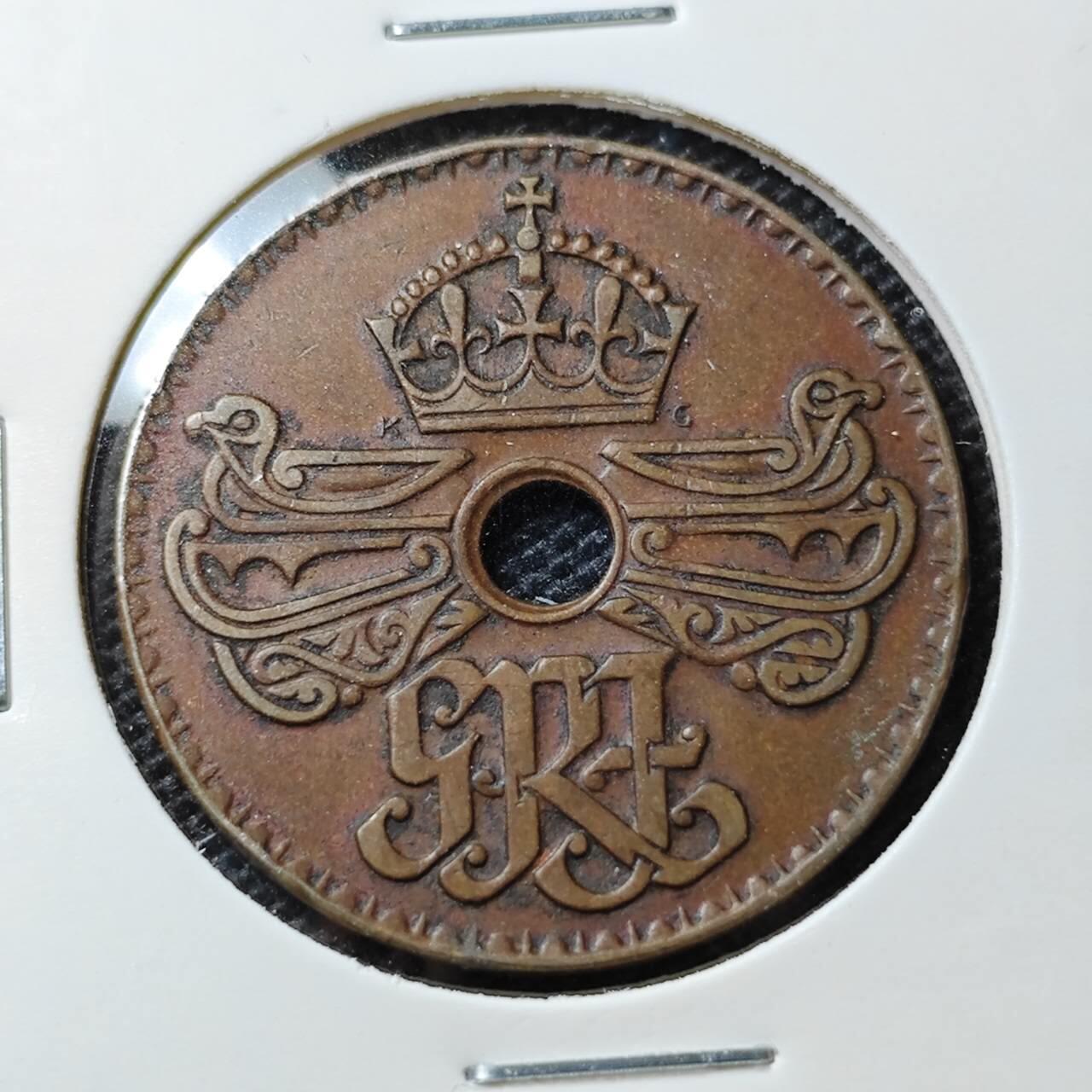 KK钱币收藏小铺 第345场 2月预留时间 周末发货  1938英属新几内亚1便士铜币