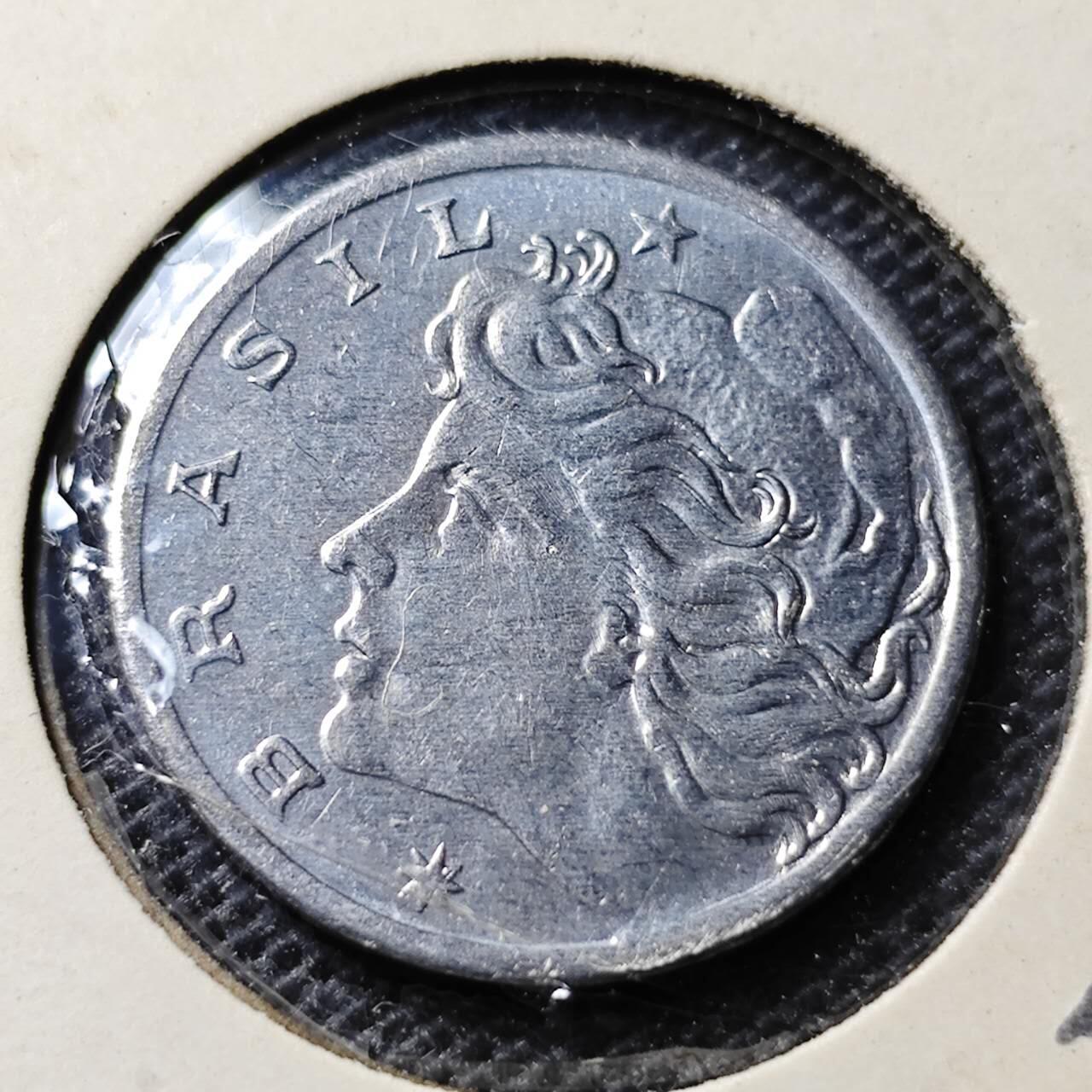 KK钱币收藏小铺 第346场 2月预留时间 周末发货  1969巴西5分