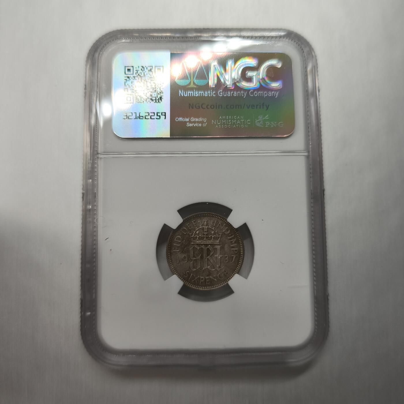老蟹的宝藏🏴‍☠️ II-美国/奥地利/英国/其余国家评级币及散币 NGC PF66 英国1937年乔治六世精制6便士