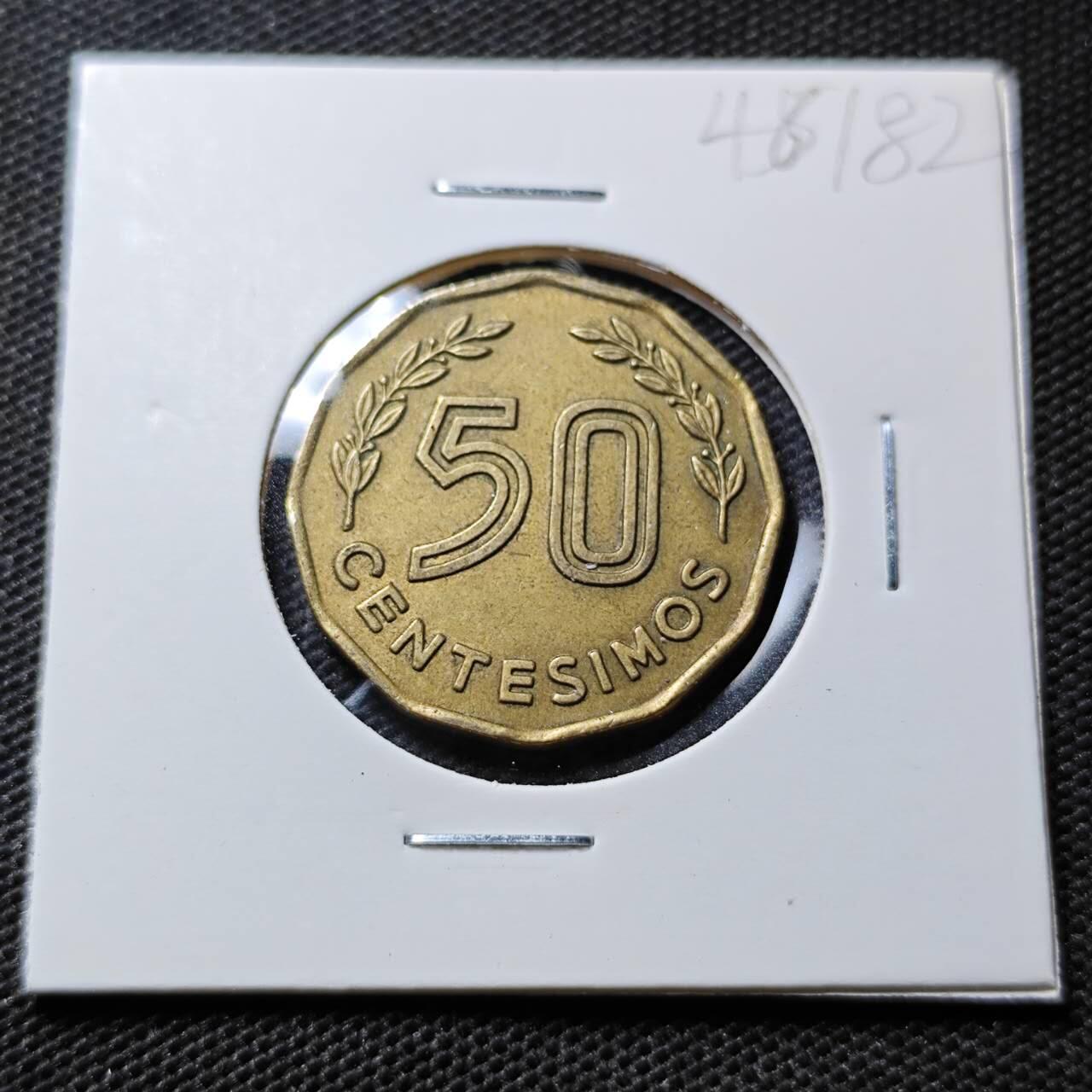 KK钱币收藏小铺 第346场 2月预留时间 周末发货 1976乌拉圭50分 