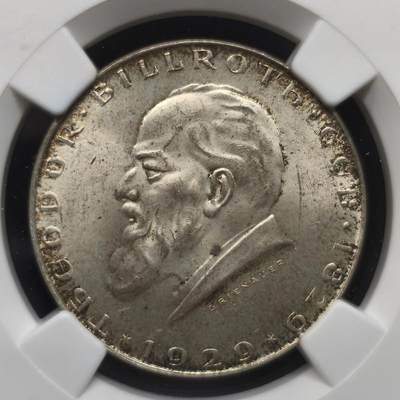 老蟹的宝藏🏴‍☠️ II-美国/奥地利/英国/其余国家评级币及散币 - NGC MS64奥地利1929年2先令