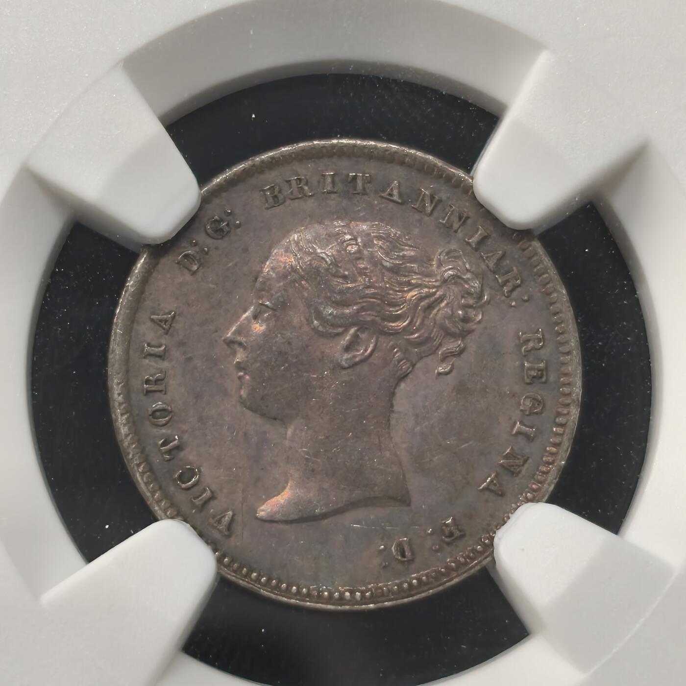 老蟹的宝藏🏴‍☠️ II-美国/奥地利/英国/其余国家评级币及散币 NGC UNCD 英国1868年维多利亚4便士濯足币