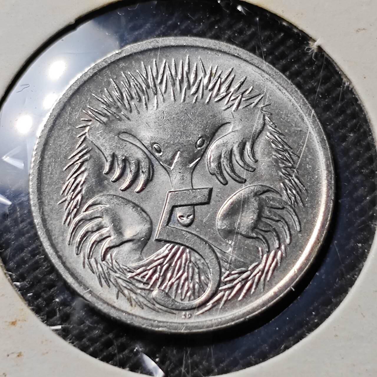 KK钱币收藏小铺 第346场 2月预留时间 周末发货 1996澳大利亚5分 好品