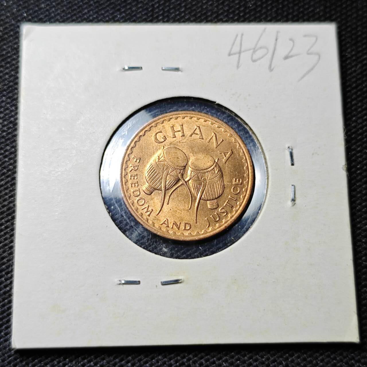 KK钱币收藏小铺 第346场 2月预留时间 周末发货 1967加纳 好品