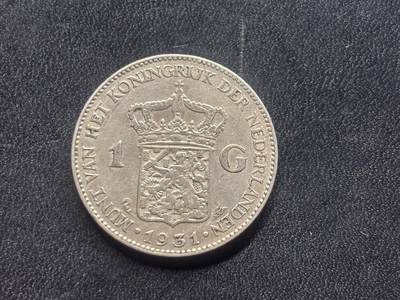 邮泉阁限时拍卖第二十六场 各国硬币专场（硬币在国外） - 荷兰1931年1盾0.700银币10克