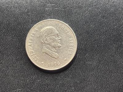 邮泉阁限时拍卖第二十六场 各国硬币专场（硬币在国外） - 南非1976年50分纪念币
