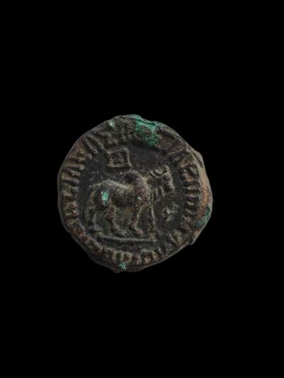 外国硬币/银币，可寄存 萨珊王朝，神牛