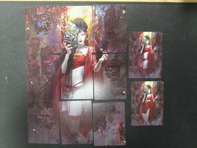 天玑星卡拍第124期《9.22周一截拍》持续收拍收评中 满赠卡需备注 - 焱卡文化 人间传 红衣 九拼普卡+幻彩普卡 一对
