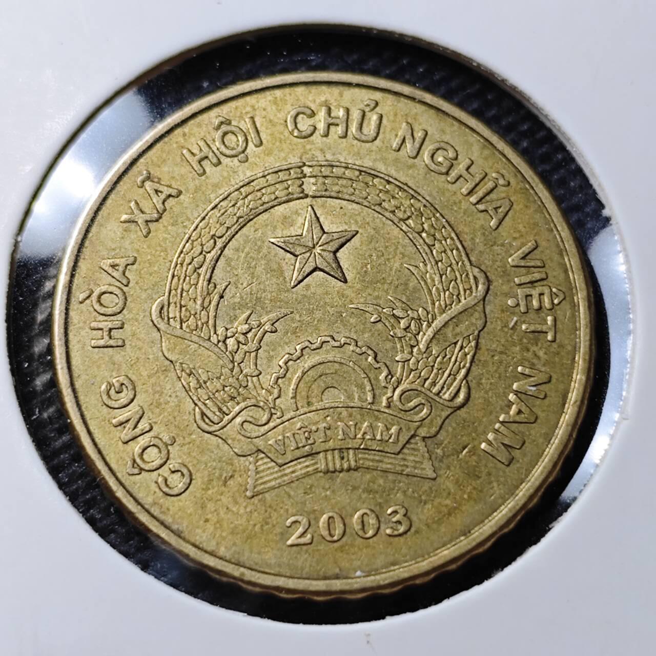 KK钱币收藏小铺 第346场 2月预留时间 周末发货 2003越南5000盾