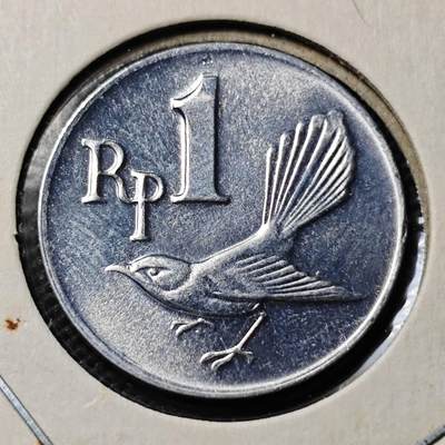 KK钱币收藏小铺 第346场 2月预留时间 周末发货 - 1970印度尼西亚1卢比 好品