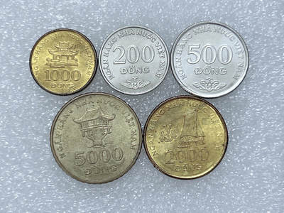 第一海外回流一元起拍收藏 散集专场  第249期 - 越南2003年硬币5枚套