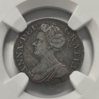 老蟹的宝藏🏴‍☠️ II-美国/奥地利/英国/其余国家评级币及散币 - NGC XF40英国安妮女王4便士濯足币