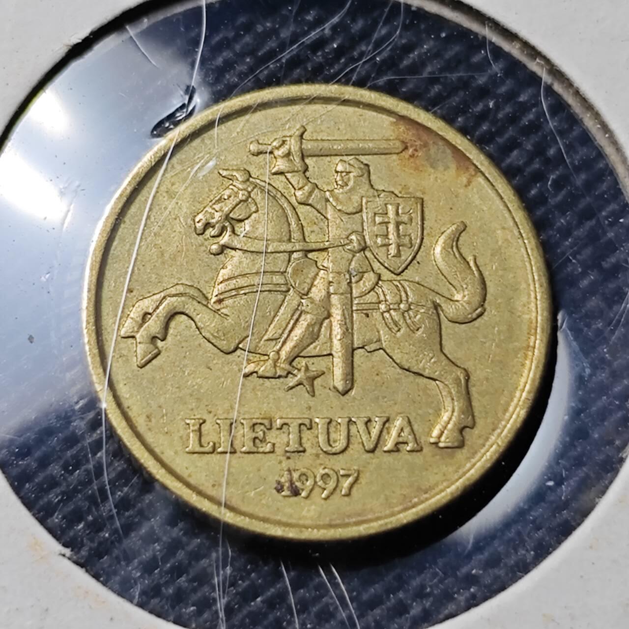 KK钱币收藏小铺 第346场 2月预留时间 周末发货 1997立陶宛10分 