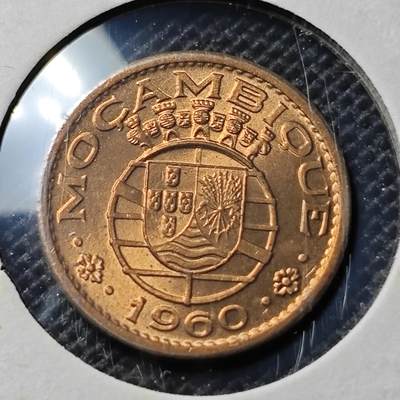 KK钱币收藏小铺 第345场 2月预留时间 周末发货 - 1960葡属莫桑比克10分 好品铜币